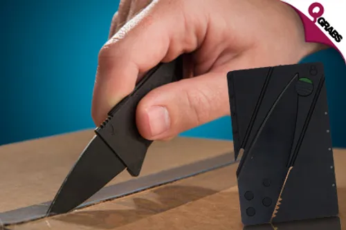 From QR19 Be Prepared with Credit-Card Sized Foldable Knives! (Up to QR78 Value)